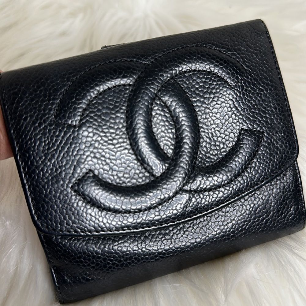 💯Authentic Chanel Caviar Short Wallet🍀 - Picture 17 of 17